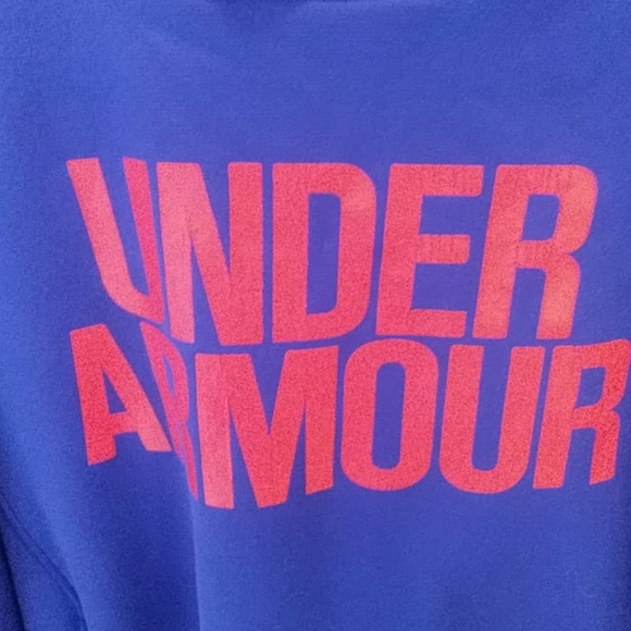 Girls purple Under Armour hoodie - Picture 3 of 3